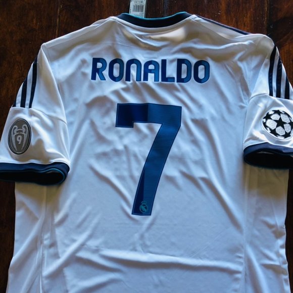 2012/13 ADIDAS REAL MADRID #7 RONALDO UEFA CHAMPIO